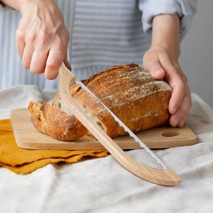 couteau à pain découpe à pain, spécial campagne en Jolie tranche