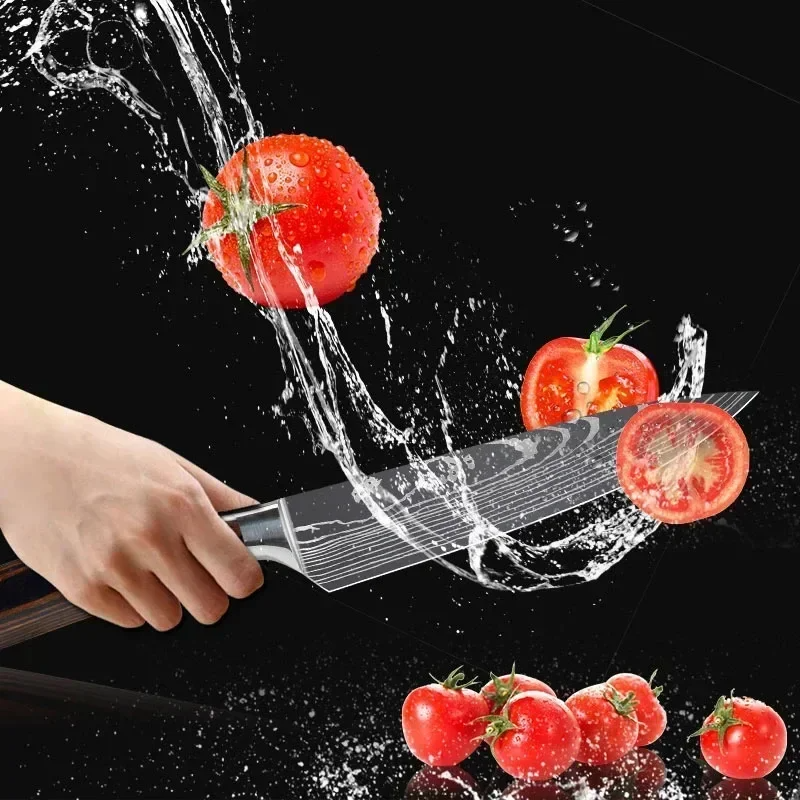 Couteau de cuisine - DamascusKitchenKnives™ - Couteau Santoku